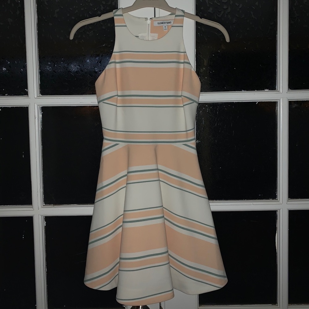 Elizabeth and James Short Stripe Magdalena Dress